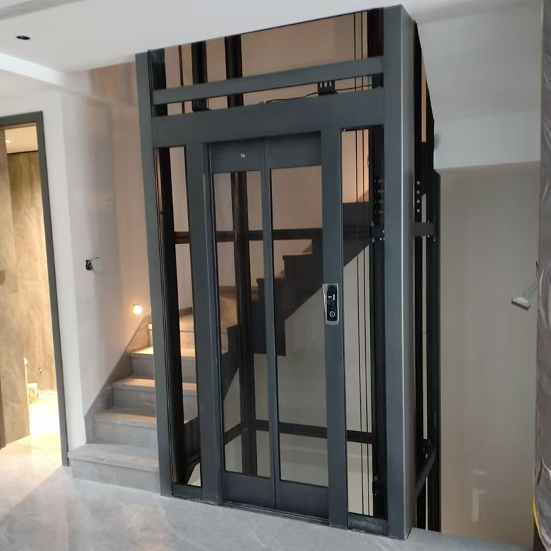 Caisses d'ascenseur légères en profilé d'aluminium pour villas domestiques